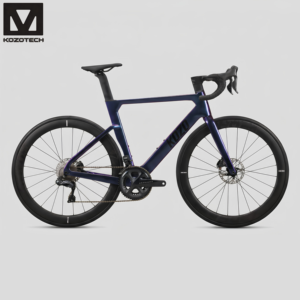 Cadre de vélo de route en fibre de carbone KOZO <span class=keywords><strong>Vortex</strong></span> personnalisable, roues de 50 mm, 105 R7120/R7170 UT R8170 24 vitesses Di2, vélo de course - Product Image 1