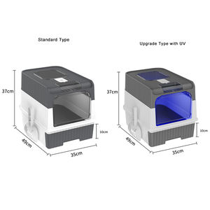 Katzen toilette Große wiederauf ladbare selbst reinigende Katzen toilette für Katzen Vollständig geschlossene Toilette Katzen produkte mit großer Kapazität - Product Image 6