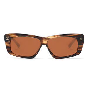 Lunettes de soleil en acétate 2025 New Eco Shades Double Color Vintage Small Rectangle Polarized UV400 Sun Glasses Women Shades - Product Image 4