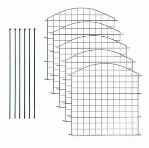 Clôture de jardin décorative en métal sans creuser pour chien, installation facile pour la cour - Product Image 2