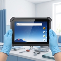 Tablet PC Industrial de 10.1 Pulgadas, 8+128GB, 10000mah, Tablet Resistente con Escáner, Android 12, Escáner de Código de Barras para Inventario de Almacén