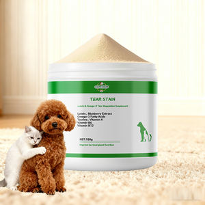 OEM ODM Extrait de lutéine et de myrtille de haute qualité, complément alimentaire sûr pour animaux de compagnie, digestion sensible, poudre pour éliminer les taches de larmes, santé des chiens et des chats - Product Image 2