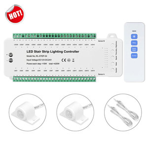 El más nuevo DC 12V 24V 420W 28 canales 28 pasos Sensor de escalera Sistema de <span class=keywords><strong>control</strong></span> de iluminación <span class=keywords><strong>LED</strong></span> para tira de luz - Product Image 4
