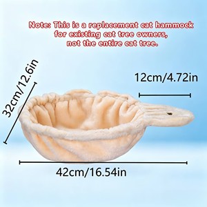 Arbre à chat multi-niveaux avec sac de rangement pour chat et alternative au hamac - Pochette de rangement pour chat peu encombrante - Product Image 4