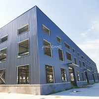 Hangar industriel préfabriqué et personnalisé, résistant au vent, pour atelier, hangar à volailles, bâtiment à structure métallique