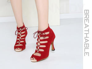 Offre Spéciale <span class=keywords><strong>chaussures</strong></span> de danse de salon femmes <span class=keywords><strong>chaussures</strong></span> de danse latine bottes de <span class=keywords><strong>salsa</strong></span> <span class=keywords><strong>chaussures</strong></span> Bachata pour dames - Product Image 3