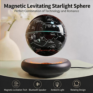 ลำโพงแม่เหล็ก HCNT รุ่น Starlight Ball, 360 °   ไฟ LED ไล่เฉดสี 16 สีแบบหมุนได้ ของขวัญสำหรับธุรกิจ/คู่รัก ของตกแต่งบ้าน - Product Image 3