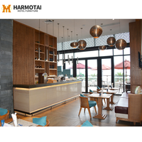 Ensemble de meubles de chambre d'hôtel Marriott, bois massif, design moderne, usage commercial, en solde
