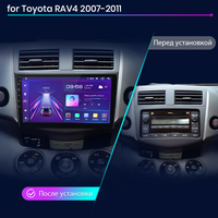 Junsun V1 RU Stock CarPlay inalámbrico para Toyota RAV4 RAV 4 2007-2011 Android Auto navegación GPS coche Radio Multimedia coche ESTÉREO
