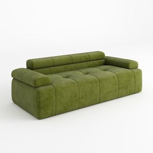 Tofu Block Vacuum Compression <b>Sofa</b> One-Line Square Tufted <b>Foam</b> Filling Living Room <b>Sofa</b> Set - Product Image 3