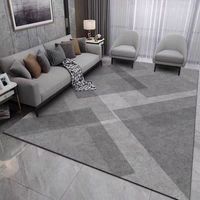 2025 Custom Modern Abstract Pattern Machine-Made Polyester Carpet Rugs Home Use Living Room Sofa Bedroom Floor Coverings