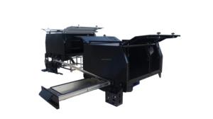 Auvent de camionnette 4x4 en alliage d'aluminium noir sur mesure, moitié auvent, moitié niche pour chien - Product Image 5