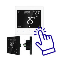 Tuya kontrol suhu hidup cerdas, termostat untuk lantai rumah, termostat pemanas listrik dengan remot Wifi