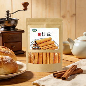 Écorce de cannelle de Cassia de qualité supérieure, sélection d'épices en sachet kraft, idéal pour les boulangeries artisanales, les cafés et les ateliers culinaires - Product Image 1