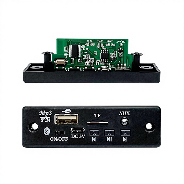 Factory New for MP3 Decoder Board SFD-SPBT-007B MIC BT5/USB/TF Card/FM DC5V Charging with Power off Memory Function