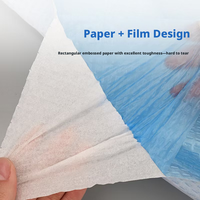Rouleau de draps jetables en papier laminé pour examen médical, imperméable, résistant à l'huile, épaissi, personnalisable, désinfecté à l'ozone
