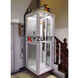 XYZLIFT al aire libre residencial cinco personas puerta Manual elevador plataforma sin eje con certificado <span class=keywords><strong>CE</strong></span> para la venta - Product Image 1