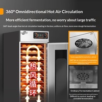 Armoire de Réfrigération et de Fermentation Électrique Commerciale avec Thermostat Réglable, Minuterie Intelligente et Affichage Numérique Simple