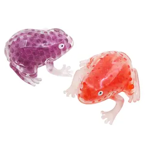 Nieuwe Tpr Squeeze Kraal Speelgoed Kikker Mesh Squishy Druivenbal Splat Stress Reliëf Bal Squishy Speelgoed Voor Kinderen