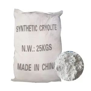 Sódio Alumínio Fluoreto Fabricantes Na3AlF6 Alta Qualidade 99,9% Criolite Sintética