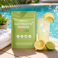 Mélange de poudre d'électrolytes naturels au citron vert pour marque privée OEM – Hydratation rapide, récupération énergétique quotidienne, complément bien-être