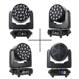 Testa Mobile Zoom Wash 19x40W Bee Eye LED RGBW 4in1 15W DMX512 Lyre Beam Effetto Scenico per Discoteca DJ Club Feste di Matrimonio - Product Image 6