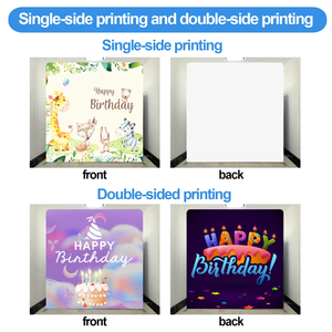 Reclame Custom Merk Logo Draagbare Achtergrond Muur Stand Banner Vakbeurs Display Achtergrond Spanning Stof Feestelijk Decor - Product Image 5