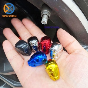 Nouveau, universel, porte <span class=keywords><strong>antivol</strong></span>, Anti-poussière, air Caps, roue, pneu de <span class=keywords><strong>voiture</strong></span>, Valve, tige, couvercle, coque pour Lron Man - Product Image 2