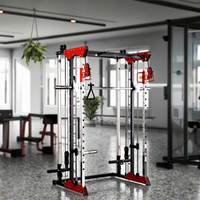 Machine de musculation à usage domestique avec logo personnalisé, entraînement Smith multifonction, type à squat, fabriqué en mousse durable