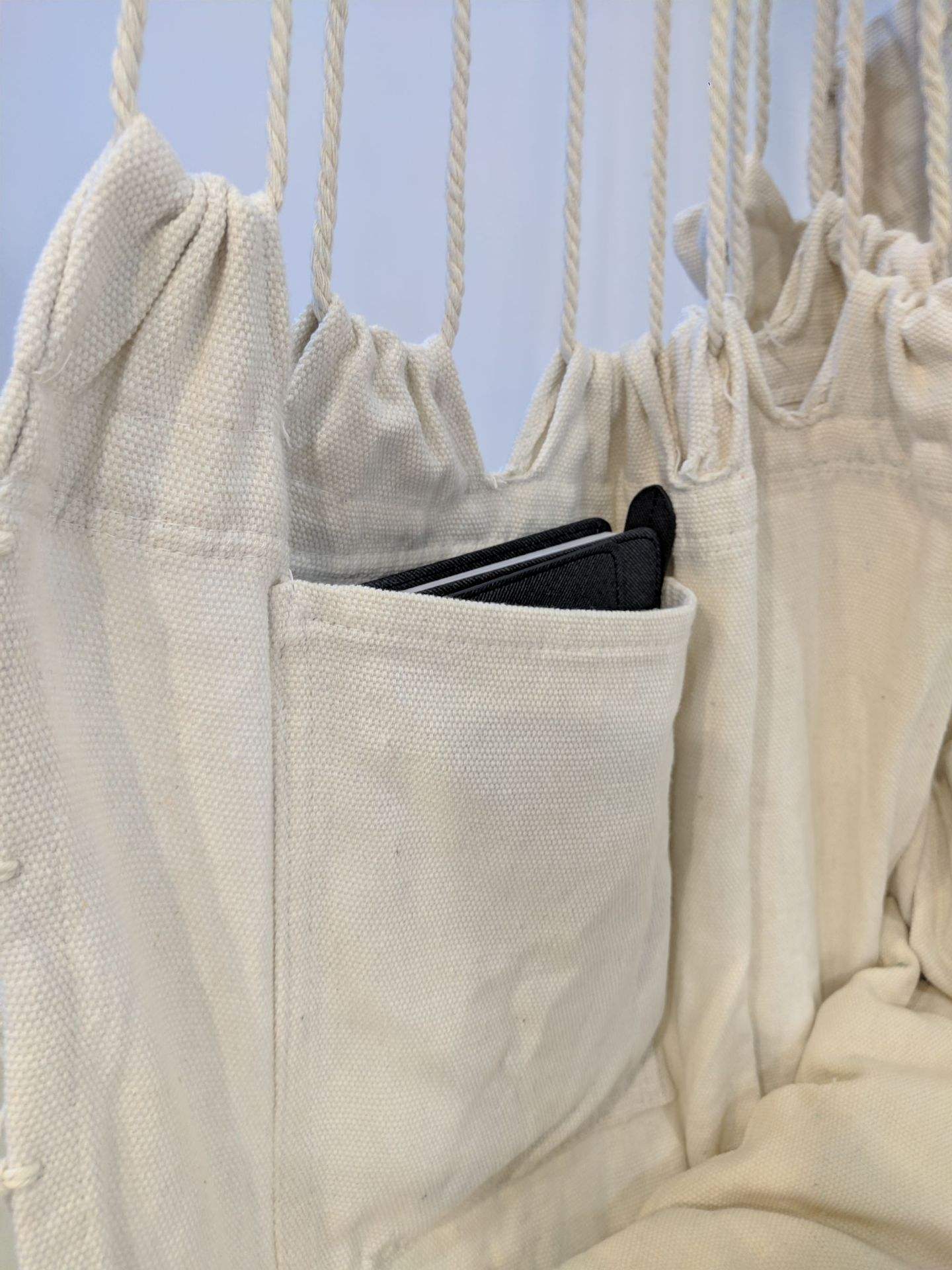 Beige with tassels/pocket