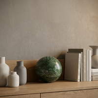 Boule diffuseur d'arômes en marbre vert naturel sculpté à la main, durable, anti-odeur, pour la maison et la chambre à coucher