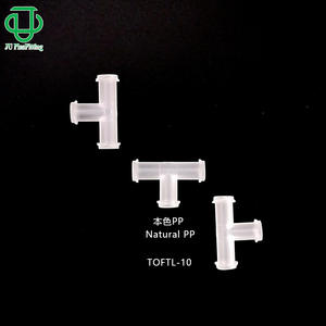 Conector Hembra Tipo T de Plástico PP de 4.0 mm Roscado Transparente para Agua, Aire, Agua Salada, Ácido Débil - Product Image 3