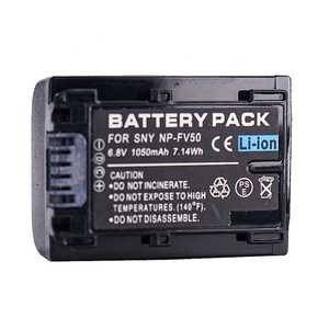 Batteria Agli Ioni Di Litio Sostitutiva Per Sony NP-FV30, NP-FV50, NP-FV70, NP-FV100 - Alta Capacità E Lunga Durata Per Videocamere HDR E DCR - 6
