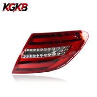 KGKB LED-Rückleuchten-Set für Benz C180 C200 C260 W204 2007-2014 Blinkende Blinker OEM-Ersatz Plug & Play