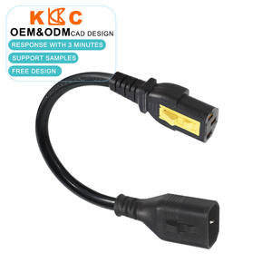 Cordon d'alimentation verrouillable C13 vers C14 avec double connecteur sécurisé pour PDU de rack et armoire serveur - Product Image 2