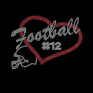 Được thực hiện trong riêng của chúng tôi nhà máy pha lê hot-sửa chữa Rhinestone sắt trên trái tim thiết kế Rhinestone chuyển cho phụ kiện may mặc - Product Image 6