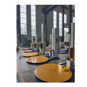 Pallet automatic bulk goods winding packing equipment electric goods plastic film winding baling machine