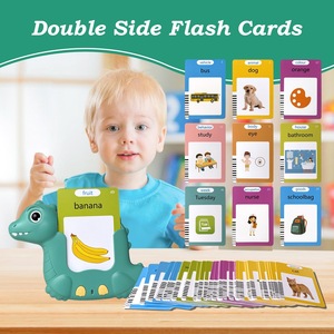 New Tiếng Anh E-Book Cho Trẻ Em 112Pcs Thẻ Trẻ Em Thông Minh Khủng Long Giáo Dục Học Tập Điện Tử Máy Đọc - Product Image 5