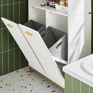 <span class=keywords><strong>Armoire</strong></span> <span class=keywords><strong>de</strong></span> <span class=keywords><strong>salle</strong></span> <span class=keywords><strong>de</strong></span> <span class=keywords><strong>bain</strong></span> <span class=keywords><strong>avec</strong></span> 2 paniers à <span class=keywords><strong>linge</strong></span> - Product Image 5