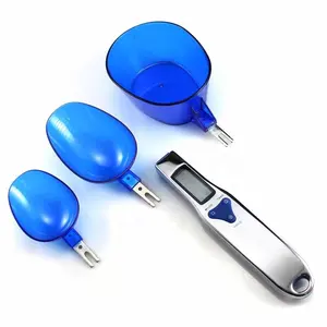 Kỹ Thuật Số Quy Mô Nhà Bếp Điện Tử Đo Quy Mô Nhỏ Thìa LCD Hiển Thị Spoon Scale 500G 0.1G Nướng Bếp Nguồn Cung Cấp Thanh