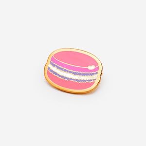 Broche Personalizado de Metal Esmaltado con Diseños de Cupcake, Macaron, Bebida, Café, Red Velvet, Espresso, para Solapa de Sombrero - Product Image 3