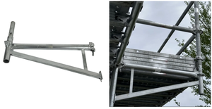 Có thể điều chỉnh 0.31m đến 1.15m phạm vi công nghiệp giàn giáo Side hop lên khung hình ống - Product Image 3