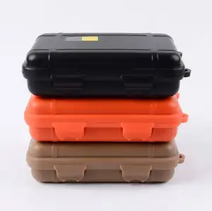 防压防震盒小型防水容器塑料干式储物盒带泡沫浮动幸存者工具包