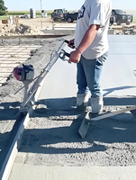 Règle vibrante compacteuse de béton électrique portative JOVE avec moteur et moteur électrique, rayon de braquage court 220/380V