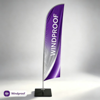 Drapeau Triton pour la promotion en extérieur, affichage publicitaire, utilisation comme bannière ou signalétique