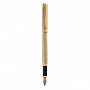 High Quality Custom Logo Embossed Golden Metal Fountain <b>Pen</b> Luxury Business Gift Ballpoint <b>Pen</b> for Business Writing and School - Product Image 3