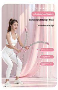 Cuerda de Batalla de Acero Inalámbrica con Resistencia Ajustable, Multifuncional, para Ejercicios de Fuerza en Casa, Entrenamiento de Brazos y Cuerpo Completo - Product Image 6
