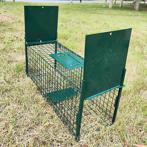Good Quality Human Wire Mesh Animal Cage <strong>Trap</strong> Hunting <strong>Collapsible</strong> Live Wild Animal <strong>Trap</strong> for <strong>Squirrel</strong> Rabbit Raccoon Cat Dog - Product Image 5