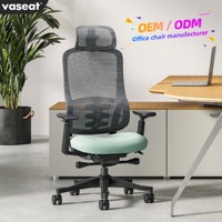 Chaise de bureau ergonomique de direction, dossier haut, base en acier inoxydable, accoudoirs réglables, pivotante, design moderne et luxueux