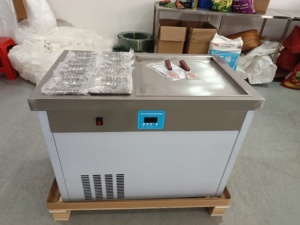 เครื่องทำไอศกรีมม้วน<span class=keywords><strong>ไทย</strong></span>คุณภาพสูง ทนทาน ใช้งานได้ในเชิงพาณิชย์ ใช้งานง่าย พร้อมกระทะแบน - Product Image 2